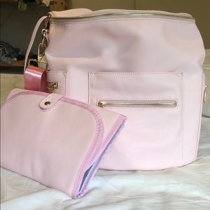 Pink diaper bag/backpack